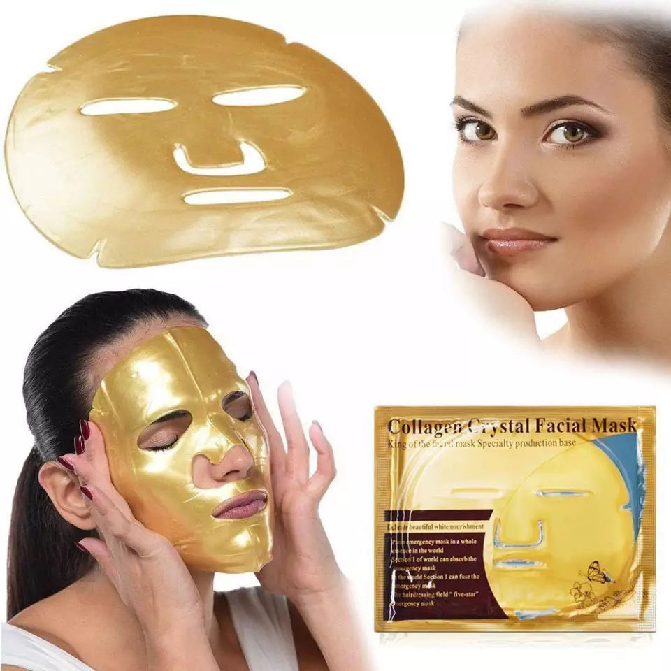 Set de 6 Mascarillas Gold- Piel siempre hidratada.