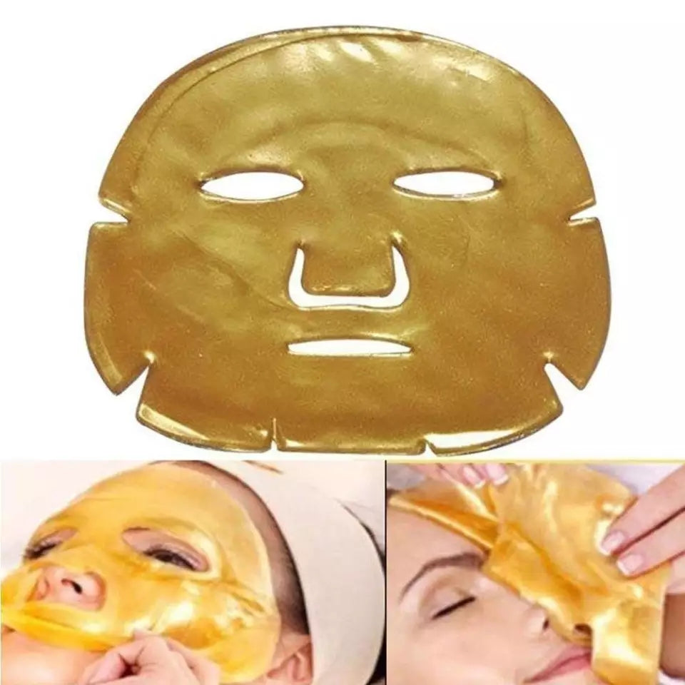 Set de 6 Mascarillas Gold- Piel siempre hidratada.