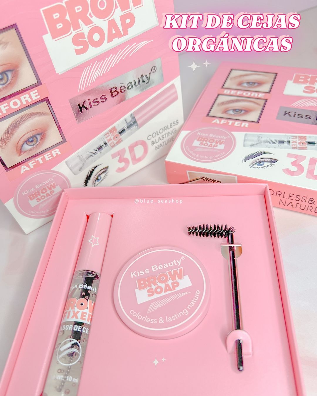 Kiss Beauty™ Kit Gel fijador de Cejas