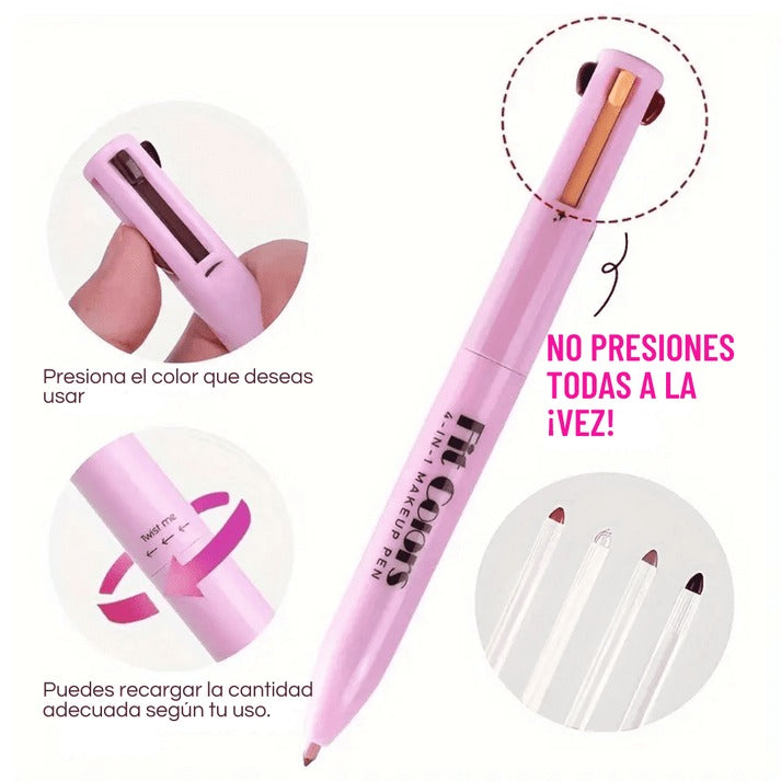 LAPIZ DE MAQUILLAJE 4 EN 1