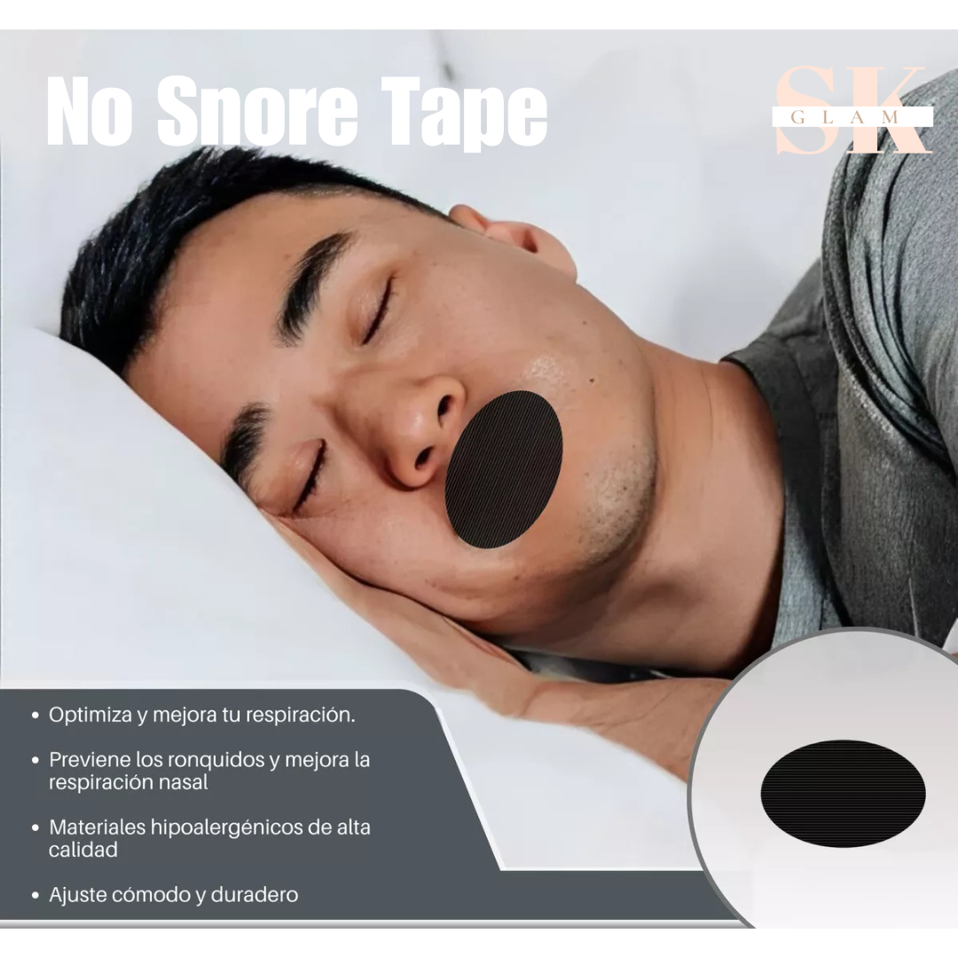 NoSnore Tape - Duerme en paz, sin ronquidos.