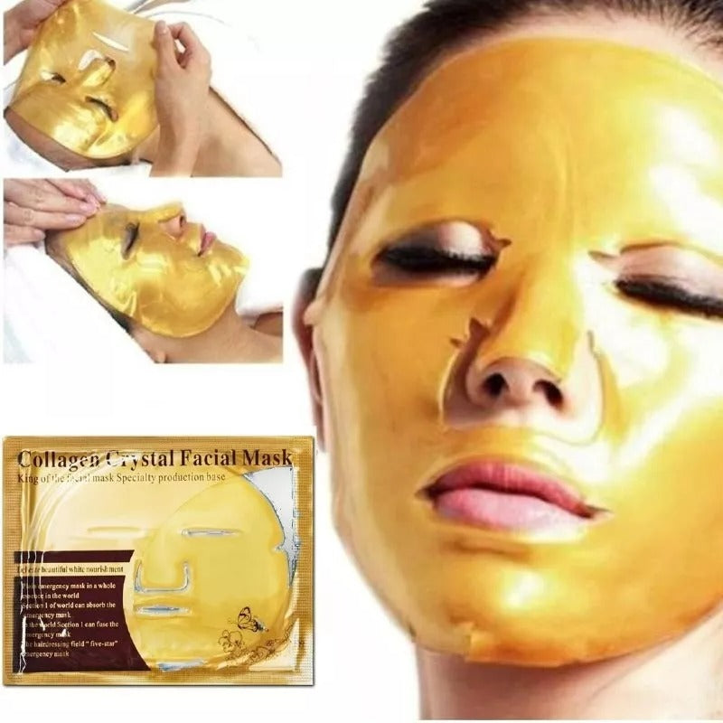 Set de 6 Mascarillas Gold- Piel siempre hidratada.