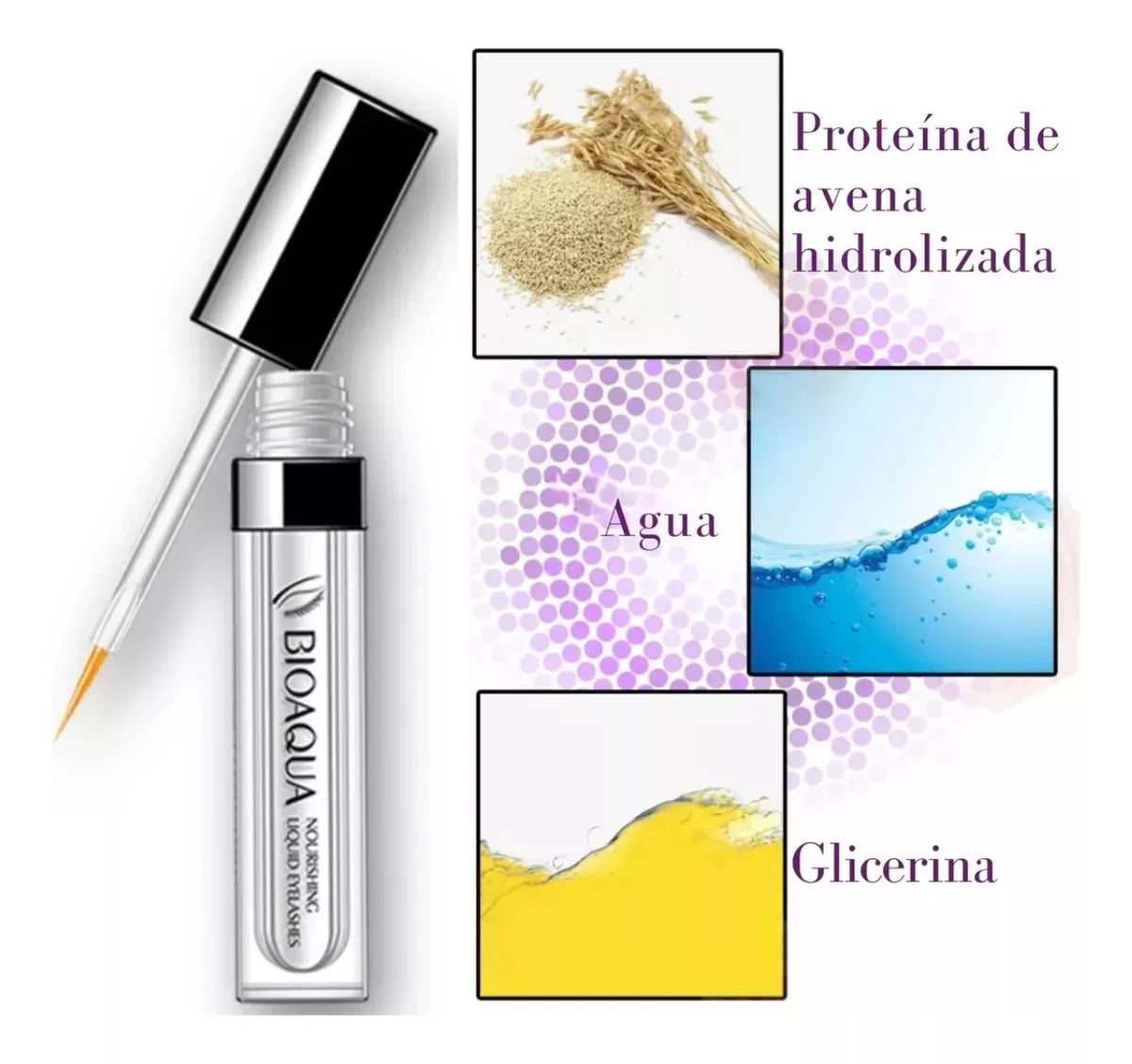 Serum de pestañas Bioaqua® X 2 Unidades