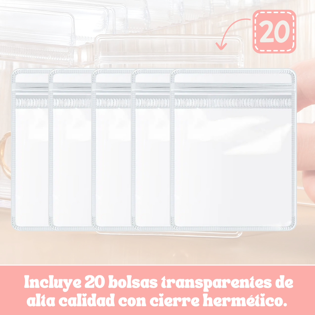 Organizador de joyas LUXURY® + 20 Bolsas