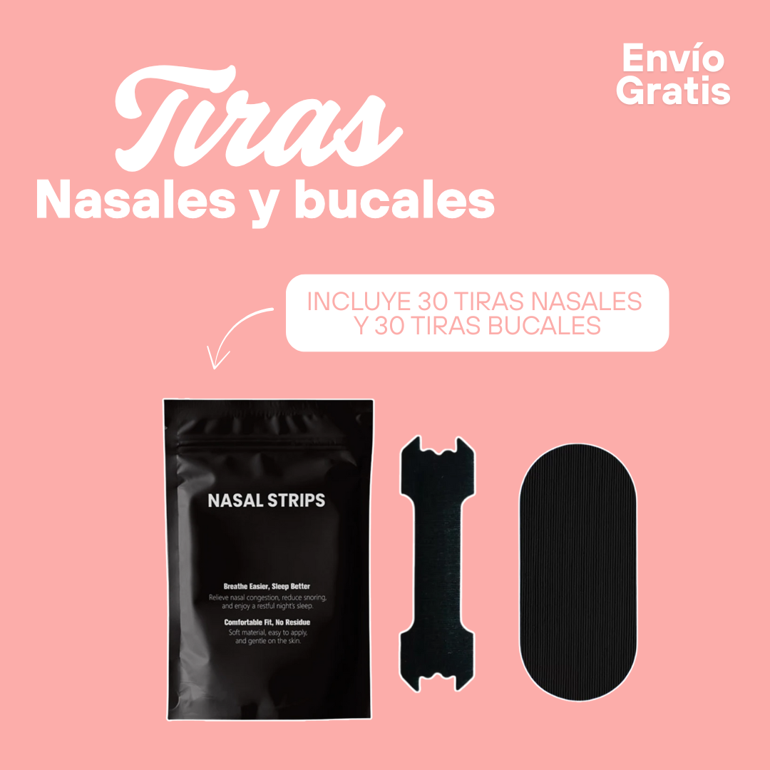 Tiras Nasales & Bucales Anti Ronquidos & Deporte