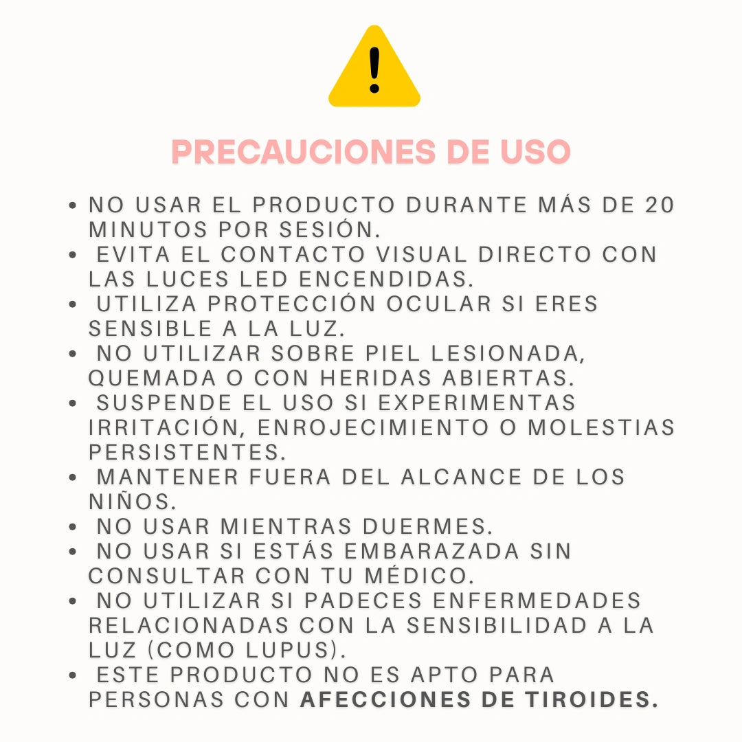 LumiCare® / Mascara Facial Led 7 Colores Pro