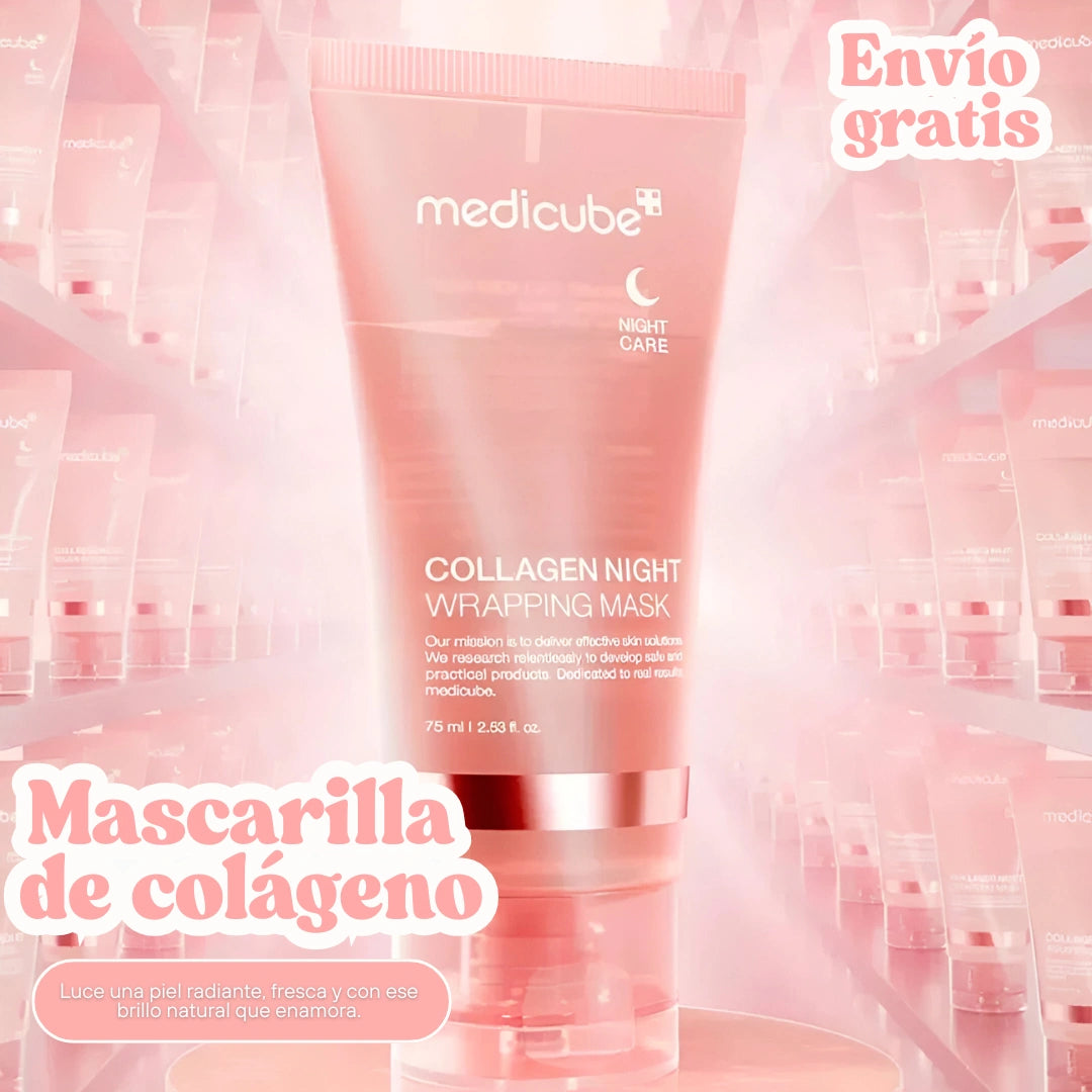 MEDICUBE - Mascarilla envolvente nocturna de colágeno
