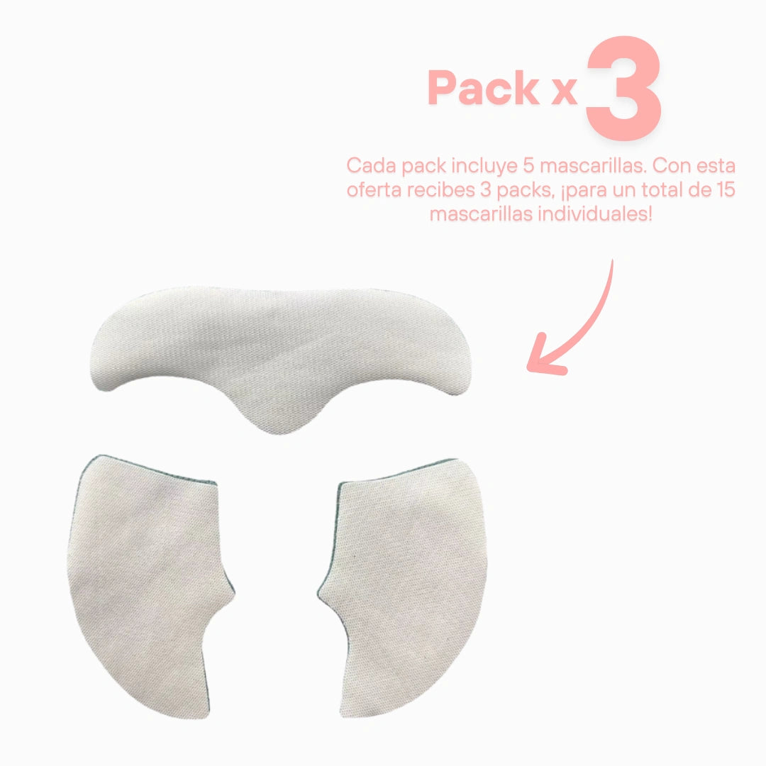 Parches hidrosolubles / Pack 15 mascarillas