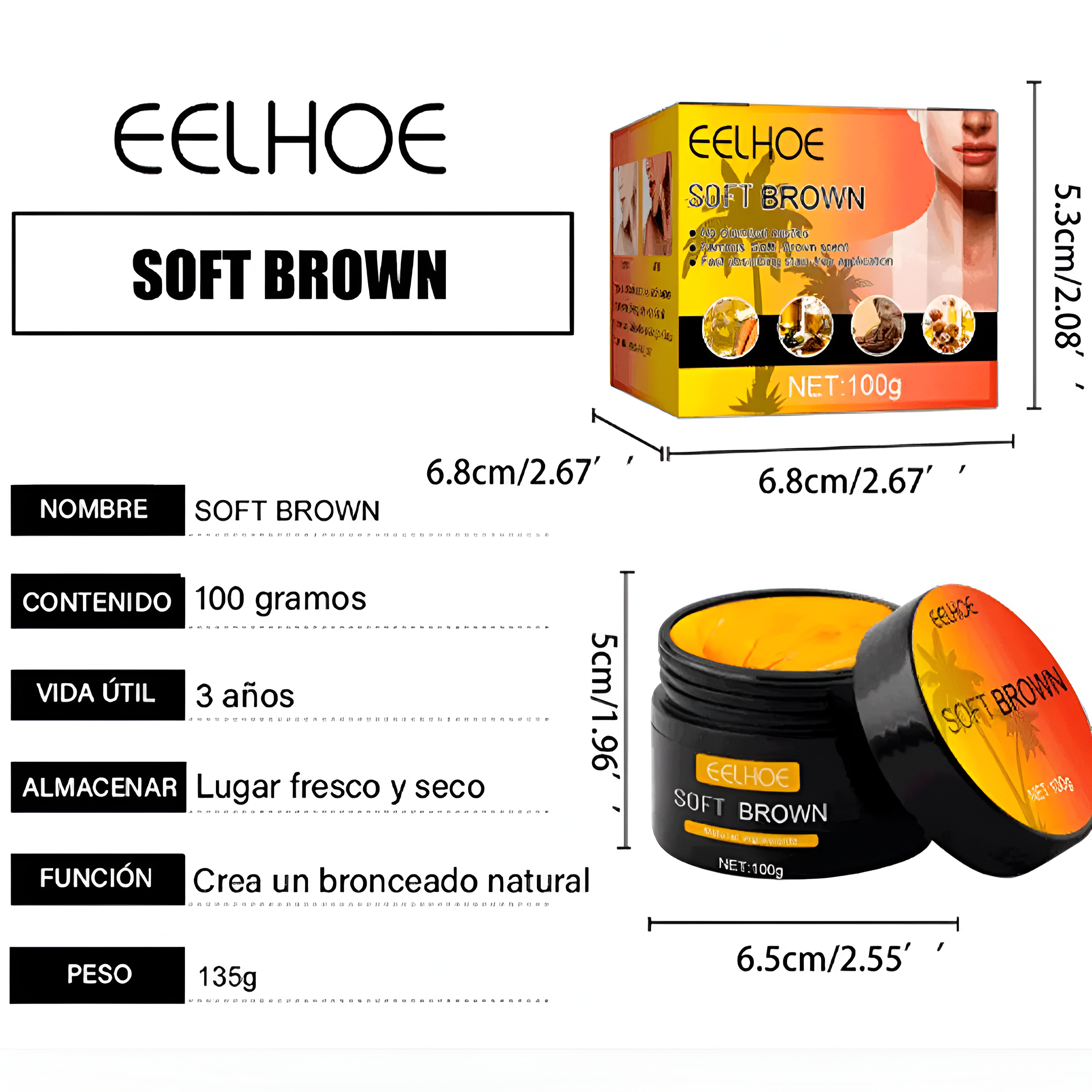 SK Glam® / Bronceador Soft Brown
