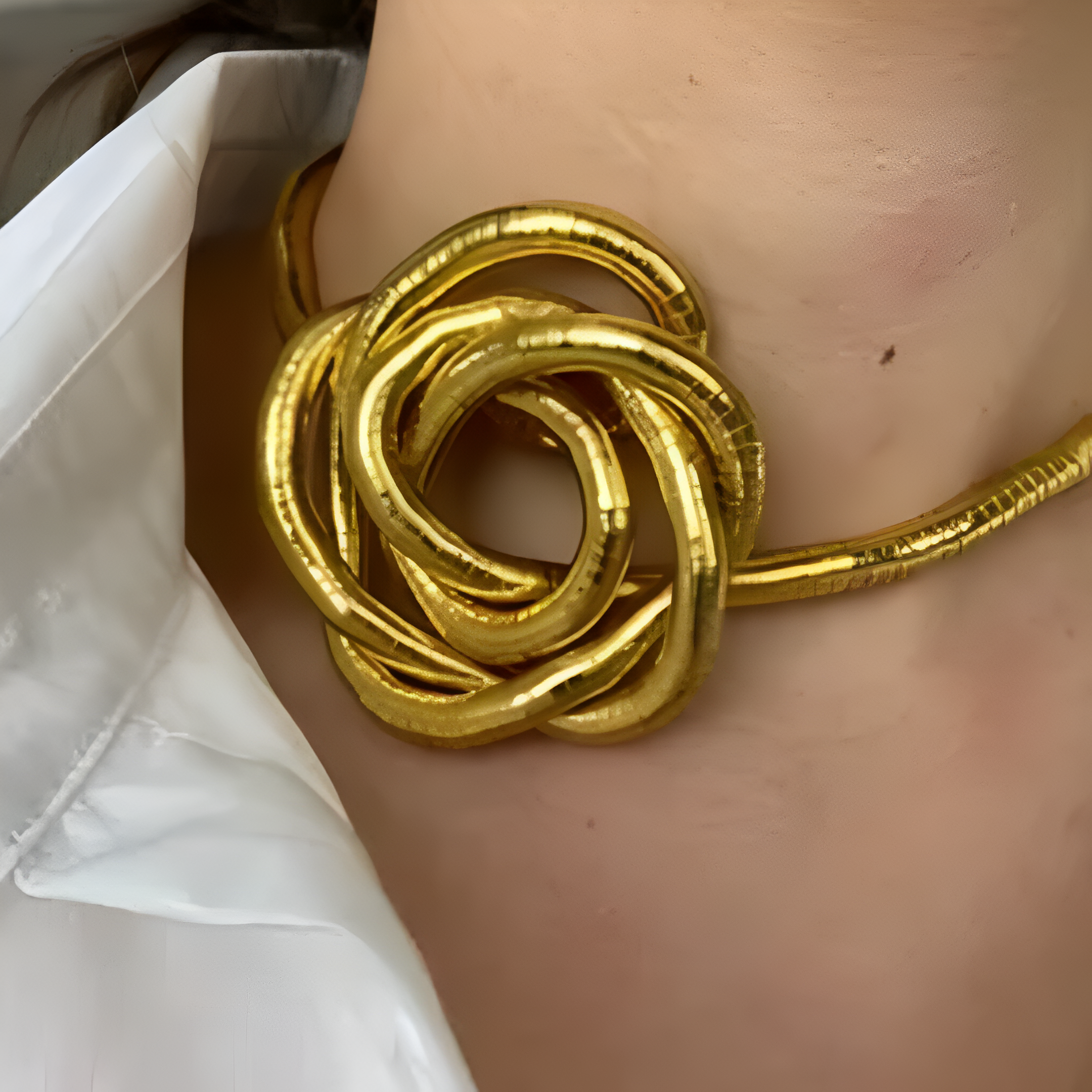 Metal Chic SNAKE ABSTRACT® / Collar Multiproposito 2x1